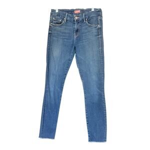 MOTHER Denim Looker Ankle Fray Girl Crush Size 28